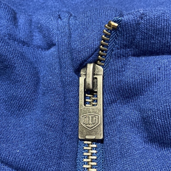 Winnipeg Jets NHL old time hockey 1/4 zip sweater 2011 embroidered logos size S - Picture 5 of 7